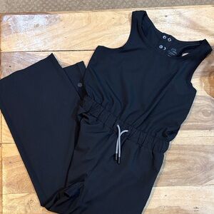 Athleta Girl Black Sleeveless Jumpsuit